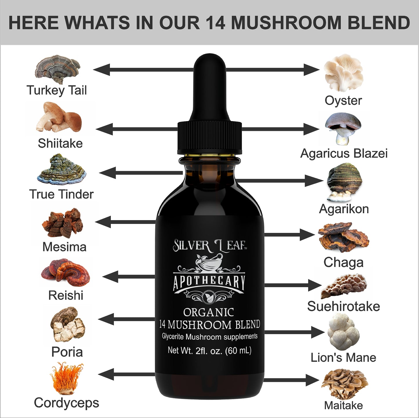 Organic 14 Mushroom Blend