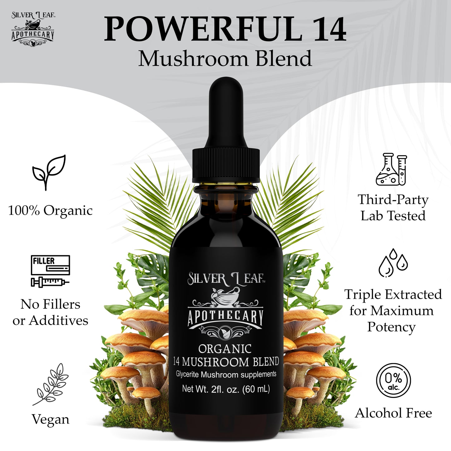 Organic 14 Mushroom Blend