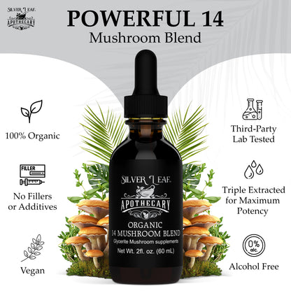 Organic 14 Mushroom Blend