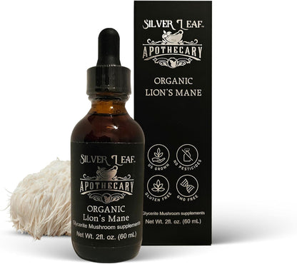 Organic Lion's Mane (Hericium erinaceus) 2oz Tincture